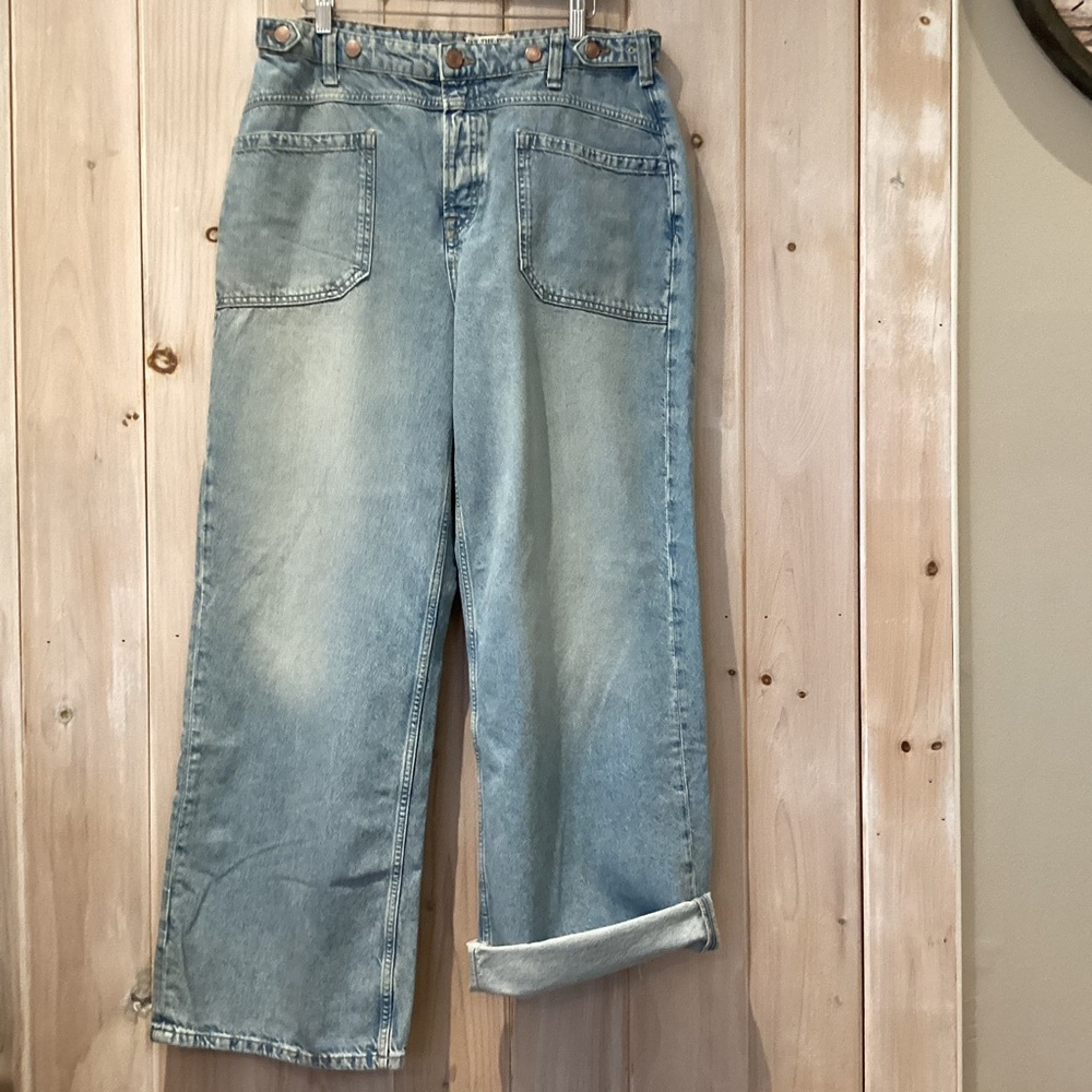 We the Free Palmer cuffed Wide Leg Jeans - Picture 9 of 11